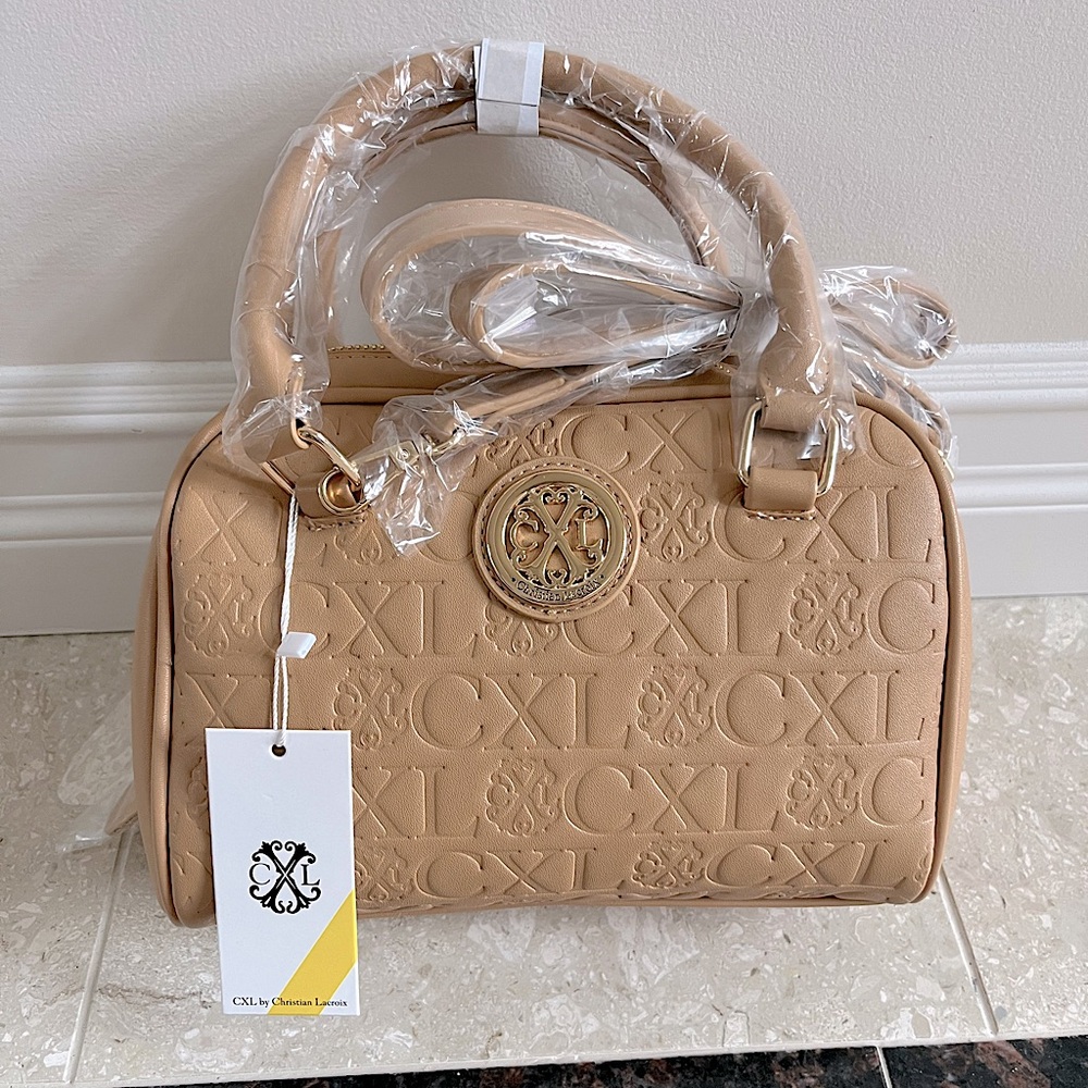CXL by Christian Lacroix toffee satchel
